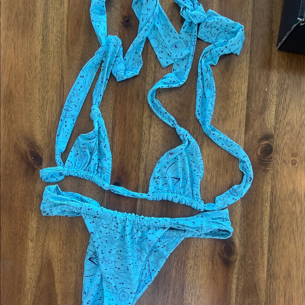 Stone Fox Swim Blue Starry Swimwear